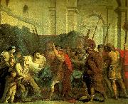 Theodore   Gericault la mort de germanicus France oil painting artist